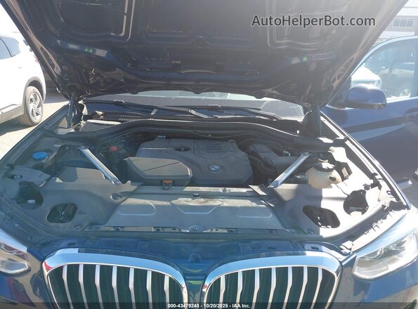 5UXTY3C01M9E84993 2021 BMW X3 Blue 