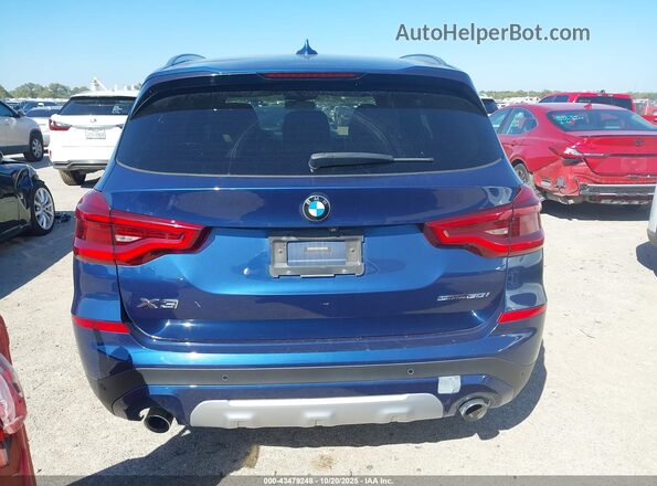 5UXTY3C01M9E84993 2021 BMW X3 Blue 