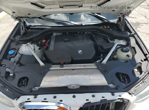 5UXTY3C02L9B46145 2020 BMW X3 Белый Вид подкапотного пространства