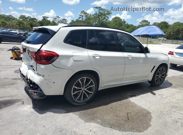 5UXTY3C02L9B46145 2020 BMW X3 Белый Задняя правая четверть