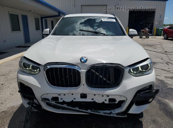 5UXTY3C02L9B46145 2020 BMW X3 Белый Вид спереди