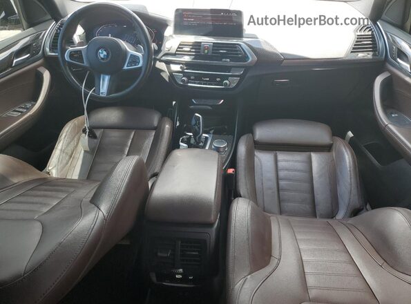 5UXTY3C02L9B46145 2020 BMW X3 Белый Вид панели приборов