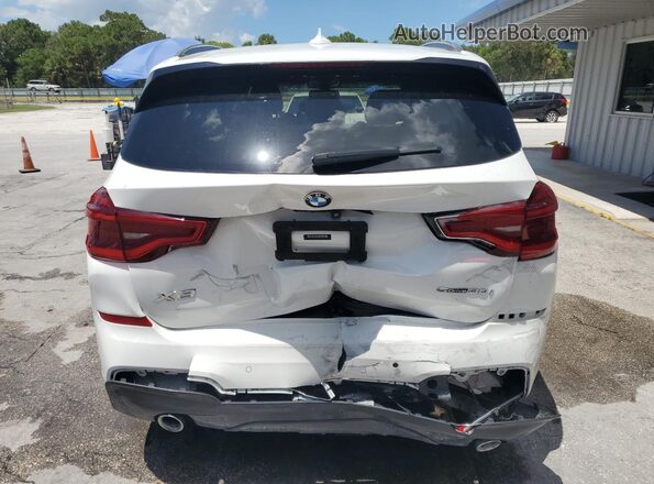 5UXTY3C02L9B46145 2020 BMW X3 Белый Вид сзади