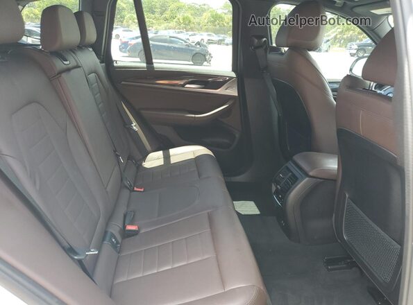 5UXTY3C02L9B46145 2020 BMW X3 Белый Вид задней части салона