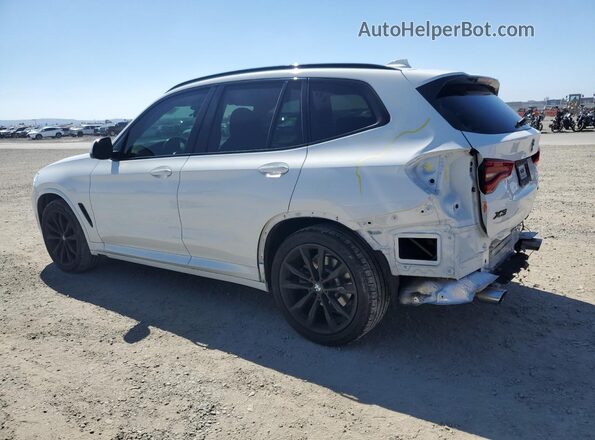 5UXTY3C03L9D50646 2020 BMW X3 White Tył lewy