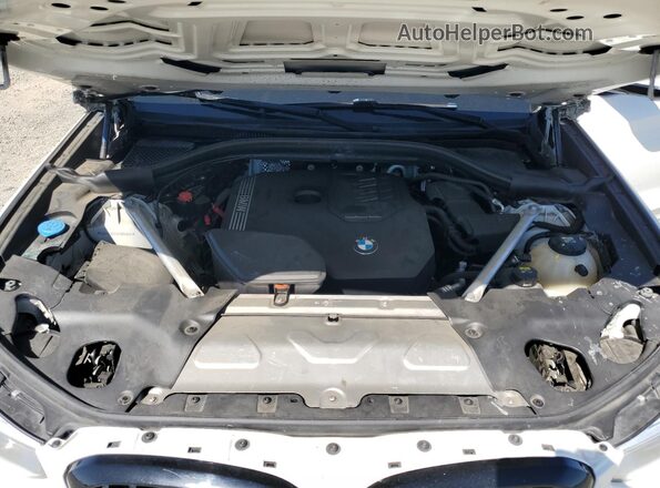 5UXTY3C03L9D50646 2020 BMW X3 White Widok komory silnika