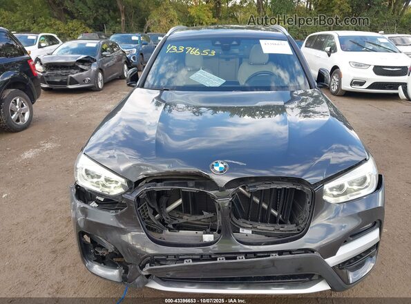 5UXTY3C03LLU70169 2020 BMW X3 Gray Դիմացի տեսք