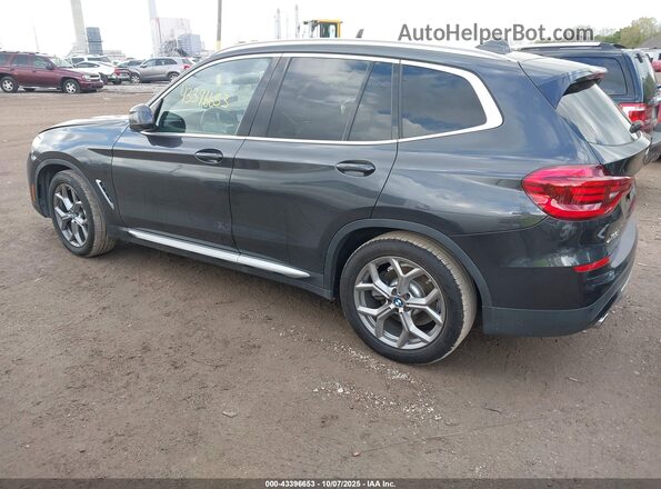 5UXTY3C03LLU70169 2020 BMW X3 Gray Սալոնի 360 աստիճան տեսք