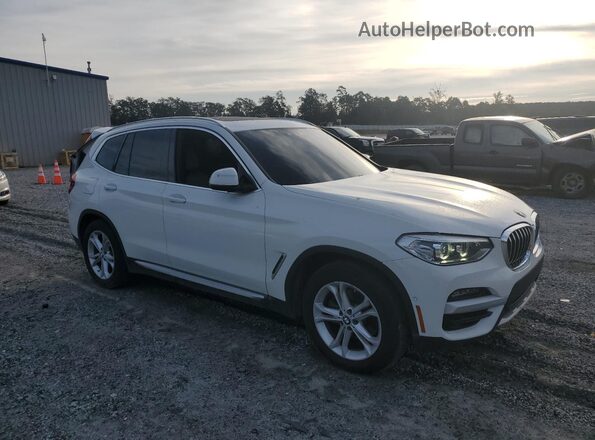 5UXTY3C05L9C78770 2020 BMW X3 Белый Передняя правая четверть