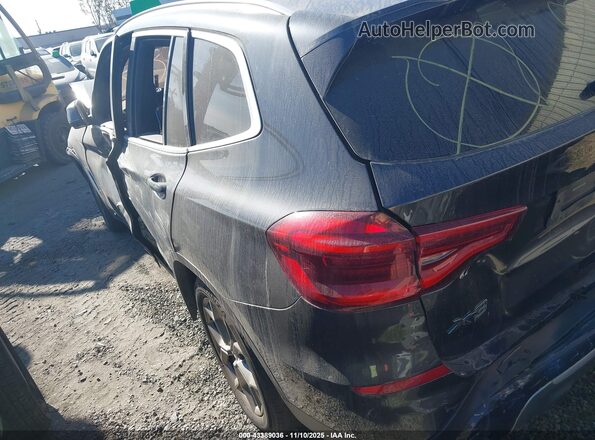 5UXTY3C06L9C59208 2020 BMW X3 Black უკანა მარცხენა