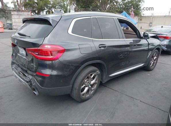 5UXTY3C06L9C59208 2020 BMW X3 Black უკანა მარჯვენა