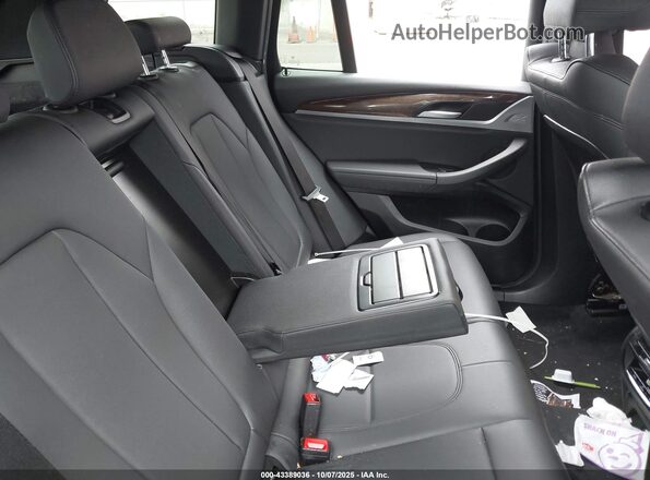 5UXTY3C06L9C59208 2020 BMW X3 Black VIN კოდის სტიკერის ხედი