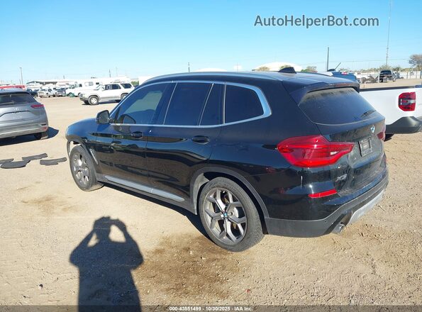 5UXTY3C06LLU70666 2020 BMW X3 Black Tył lewy