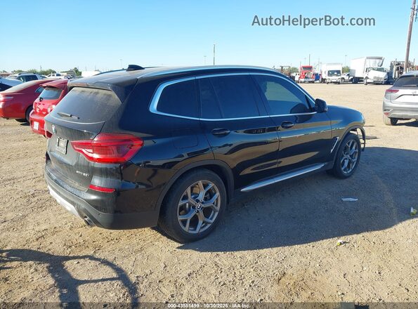 5UXTY3C06LLU70666 2020 BMW X3 Black Tył prawy
