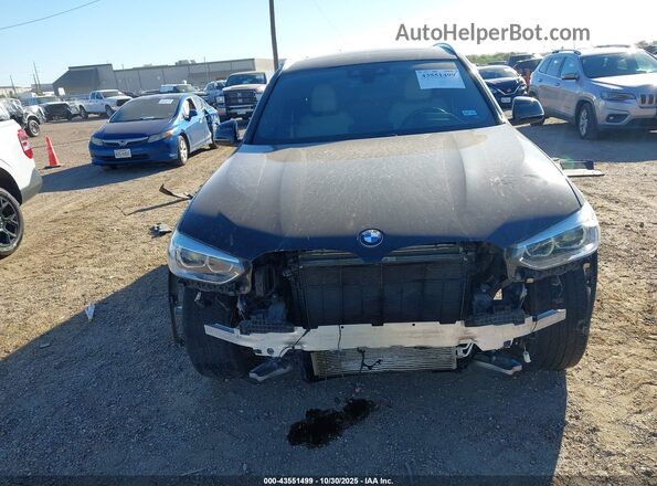 5UXTY3C06LLU70666 2020 BMW X3 Black Widok z przodu