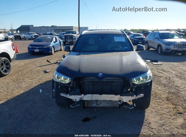 5UXTY3C06LLU70666 2020 BMW X3 Black Widok wnętrza z tyłu