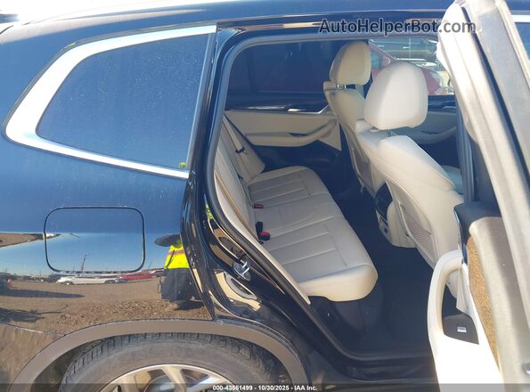 5UXTY3C06LLU70666 2020 BMW X3 Black Widok naklejki z numerem VIN