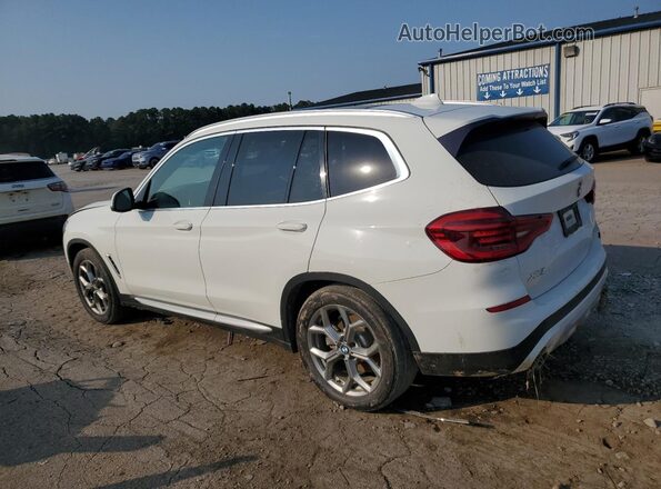 5UXTY3C07L9D65148 2020 BMW X3 Белый Задняя левая четверть