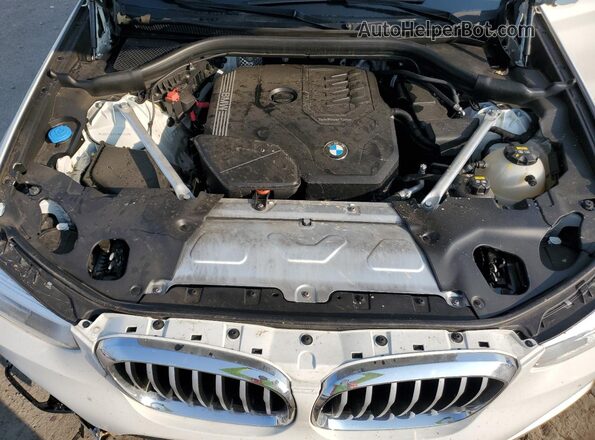 5UXTY3C07L9D65148 2020 BMW X3 Белый Вид подкапотного пространства