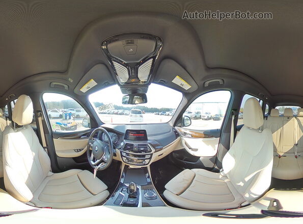 5UXTY3C07L9D65148 2020 BMW X3 Белый Панорамный вид салона 360°