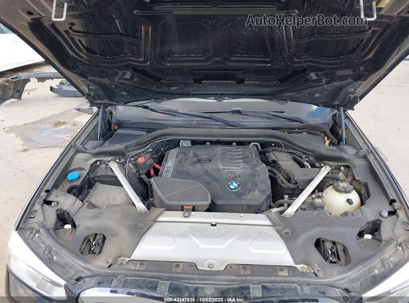 5UXTY3C07M9F04910 2021 BMW X3 Black Հետևի տեսք