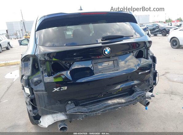 5UXTY3C07M9F04910 2021 BMW X3 Black Դիմացի տեսք