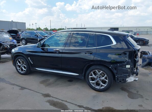 5UXTY3C07M9F04910 2021 BMW X3 Black 