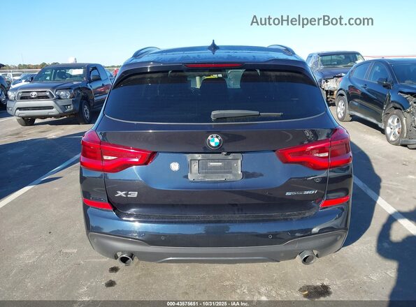 5UXTY3C08L9B77304 2020 BMW X3 Dark Blue 