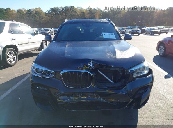 5UXTY3C08L9B77304 2020 BMW X3 Dark Blue Вид панелі приладів