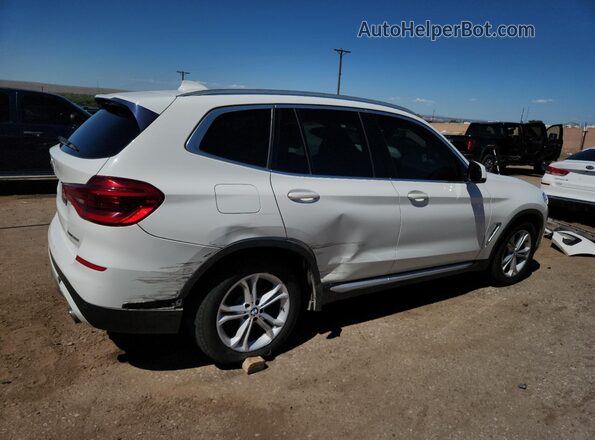5UXTY3C09L9B65341 2020 BMW X3 Белый Задняя правая четверть