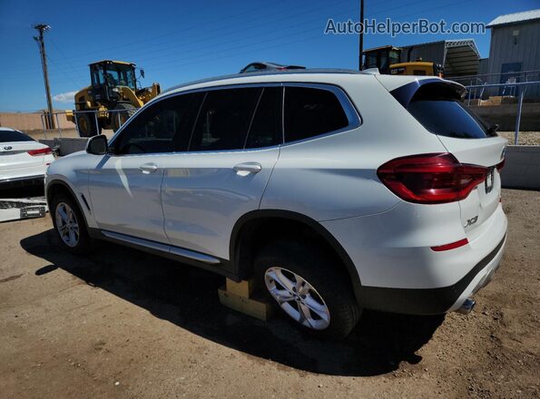 5UXTY3C09L9B65341 2020 BMW X3 Белый Задняя левая четверть