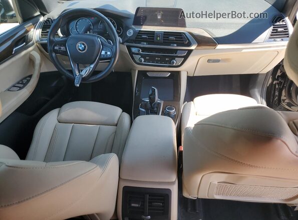 5UXTY3C09LLE54738 2020 BMW X3 Черный Вид панели приборов