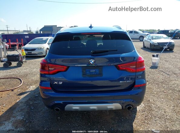 5UXTY3C09M9E10737 2021 BMW X3 Blue 