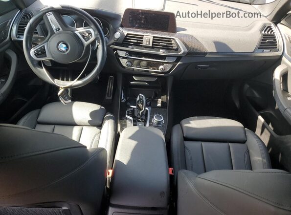 5UXTY5C00L9B93105 2020 BMW X3 Blue Widok deski rozdzielczej
