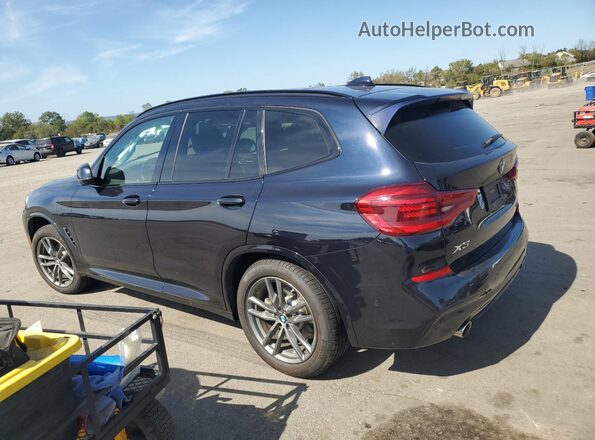 5UXTY5C00L9B93105 2020 BMW X3 Blue Tył lewy