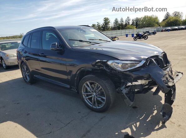 5UXTY5C00L9B93105 2020 BMW X3 Blue Przód prawy