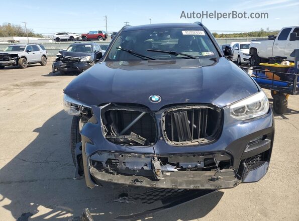 5UXTY5C00L9B93105 2020 BMW X3 Blue Widok z przodu