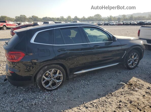 5UXTY5C00M9E25350 2021 BMW X3 Черный 