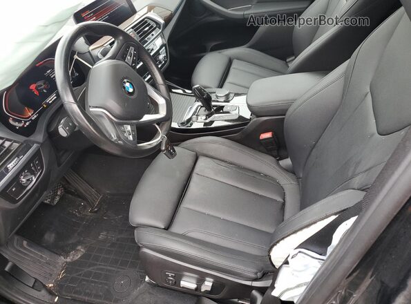 5UXTY5C00M9E25350 2021 BMW X3 Черный 