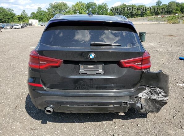 5UXTY5C01L9C08744 2020 BMW X3 Black Widok z tyłu