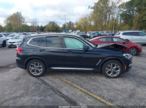 5UXTY5C01L9C62075 2020 BMW X3 Black Սալոնի հետևի տեսք