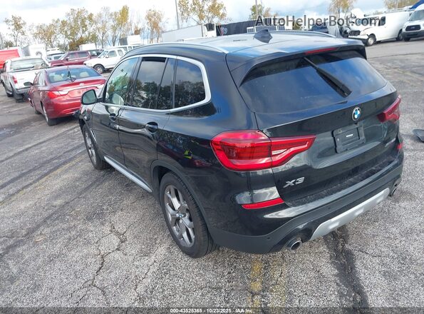 5UXTY5C01L9C62075 2020 BMW X3 Black Հետևի ձախ