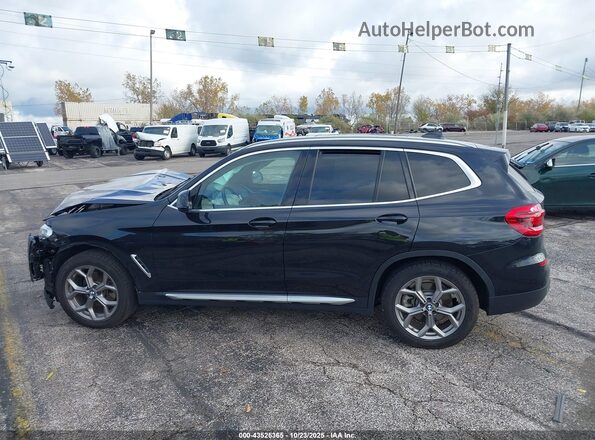 5UXTY5C01L9C62075 2020 BMW X3 Black Սալոնի 360 աստիճան տեսք