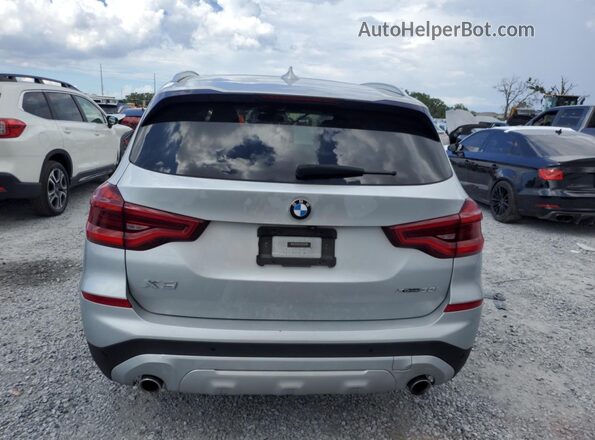 5UXTY5C02L9B63944 2020 BMW X3 Gray Rear view