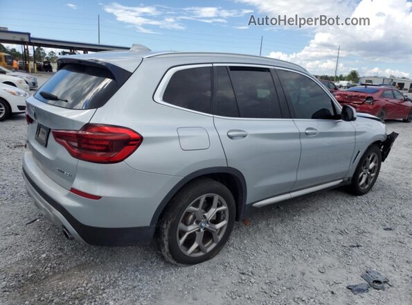 5UXTY5C02L9B63944 2020 BMW X3 Gray Rear right