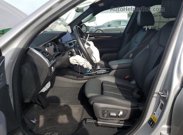 5UXTY5C02L9D44526 2020 BMW X3 Silver Սալոնի դիմացի տեսք