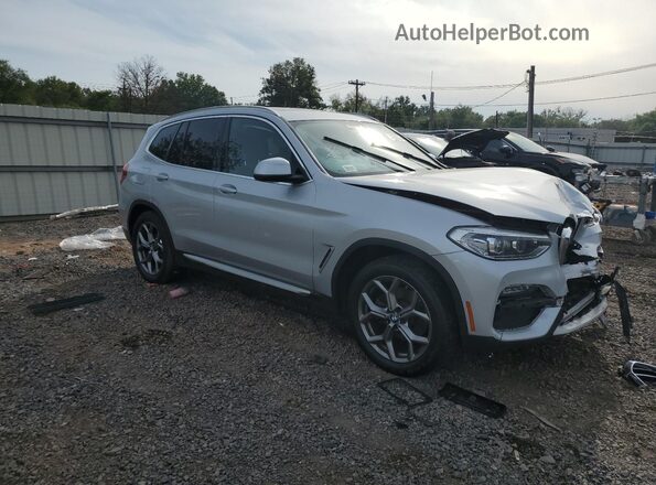 5UXTY5C02L9D44526 2020 BMW X3 Silver Առջևի աջ