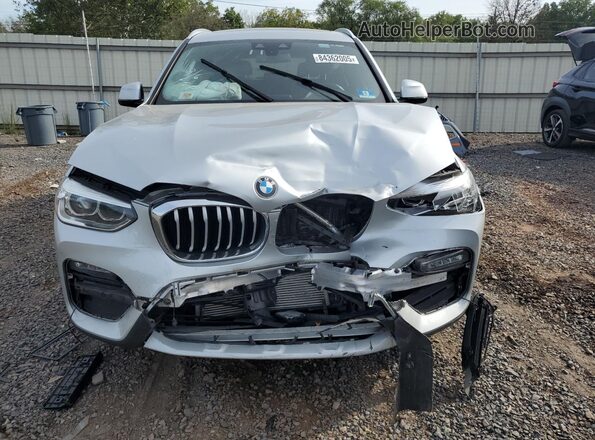 5UXTY5C02L9D44526 2020 BMW X3 Silver Դիմացի տեսք