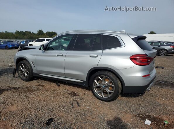 5UXTY5C02L9D44526 2020 BMW X3 Silver Հետևի ձախ