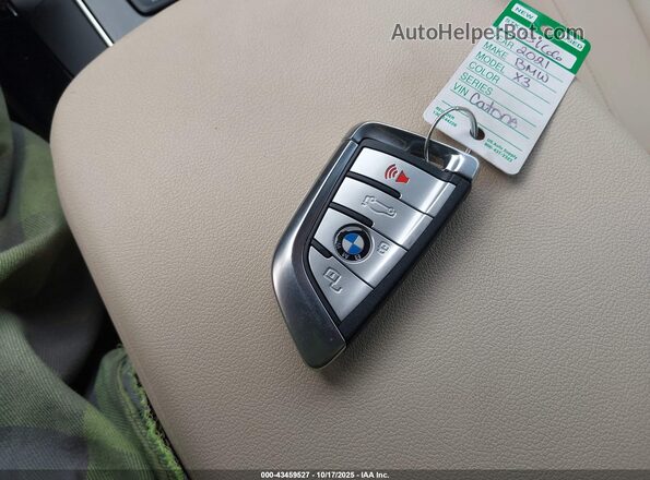 5UXTY5C02M9E57992 2021 BMW X3 Black Dashboard view